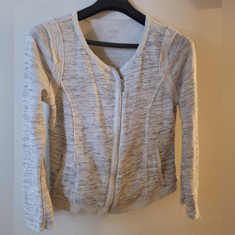 Calvin Klein Zip Up Cardigan